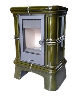 kachlová kamna Romotop Siena 7kW - zelená