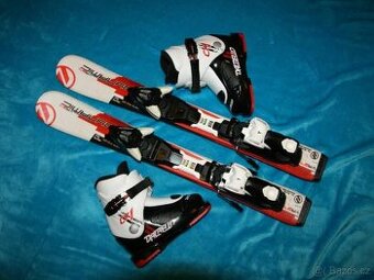 detské lyže dynamic 70 cm , lyžáky Dalbello - 1