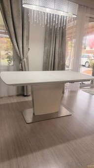 Rozkládací jídelní stůl + Závěsné svítidlo Emporio (Kříšťál)