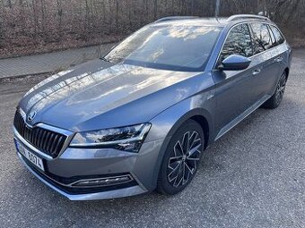 Škoda Superb Combi 2.0 TDi, L&K, tažné, DPH, po nehodě