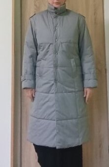 ŠEDÝ DÁMSKÝ ZIMNÍ KABÁT