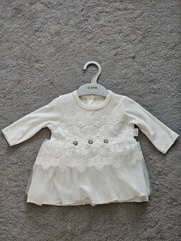 Luxusní Slavnostní Šaty pro nejmenší 3 - 6 Měsíců