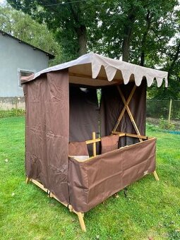 Dobový prodejní stánek