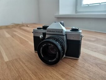 Praktica MTL5 + Pentacon auto 50/1,8 MC + obal