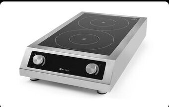 Indukční vařič dvojitý Profi Line – 7000 W | Hendi 239346