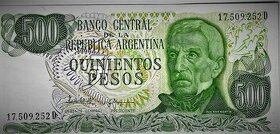 163260590.Prodám bankovku 500 Pesos - 1984 - Argentina