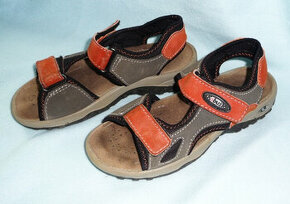 Kvalitní kožené sandály, vel. 35, zn. Robusto