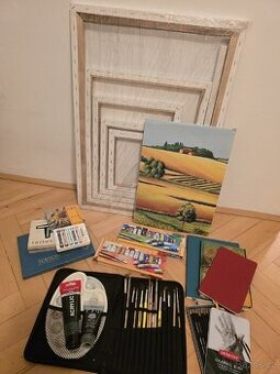 Výtvarné potřeby set - Zarezervovano
