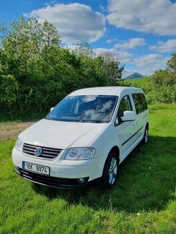 Volkswagen Caddy Maxi 1.9 TDI (77 kW), 7 míst, r. v. 2010