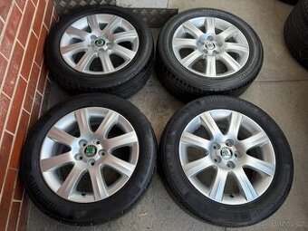 Alu 15" 5x100, orig. škoda "LINE", letní Fabia