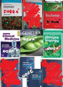 Prodám učebnice a skripta na LF všeobecné lékařství