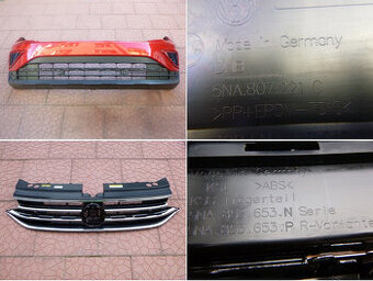 VW Tiguan II lift orig nárazník 5NA807221C maska