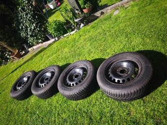 5x112 R15 s pneu jako nové 195/65 Goodyear ultra grip 7+