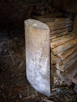 Historická dřevěná forma na chomouty – rarita