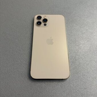 iPhone 12 Pro 128GB gold, pěkný stav, 12 měsíců záruka