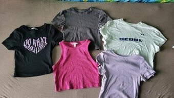 Set 56ks obleceni na holku vel.140,146,152