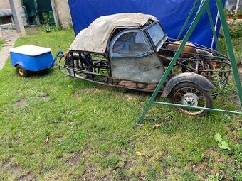 Velorex 350 hydraulika, vozík Motex