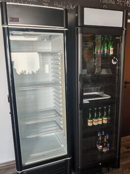 Gastro prosklené lednice vitríny na nápoje