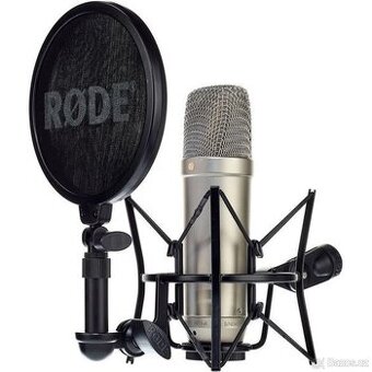 Mikrofon Rode NT1-A a zvuková karta M-audio M-Track 2x2M