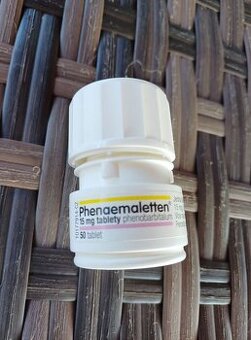 Phenaemaletten, epilepsie, léky, prášky, tablety, léčivo