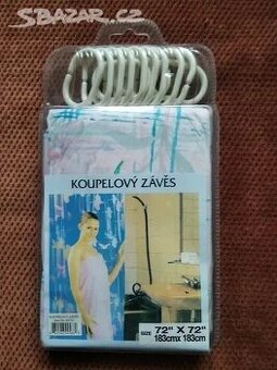 KOUPELNOVÝ ZÁVĚS - nerozbalený.