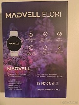 Madvell Elori pudrová zlatá s silikonovým řemínkem