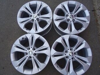 Alu disky Škoda 17", 5x112, ET 52, šíře 7,5J