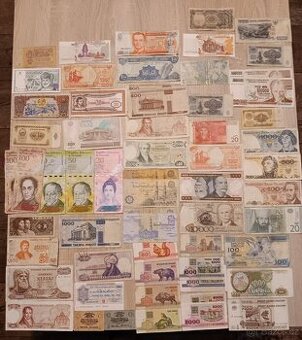 260 ks staré bankovky celý svět - 1