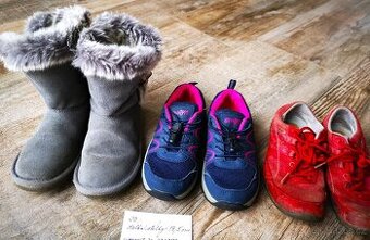 30 dívčí SUPERFIT tenisky, terénní trekingová obuv, válenky