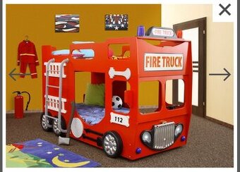 Hasičská postel dvoupatrová