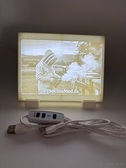 3D Litofanie z Vaší Fotky + LED Rámeček – Luxusní osobní dár