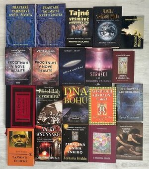 Prodám mix knih - esoterika, záhady a další: