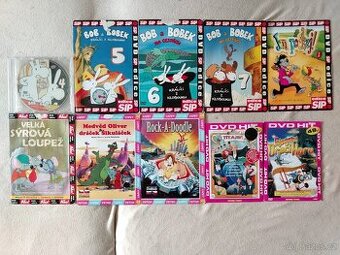 1, DVD 10-kusu pohádky cena za všechno dohromady 100Kč.