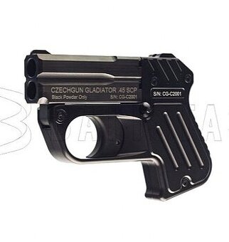 Perkusní pistole Czechgun Gladiator .45 SCP + příslušenství