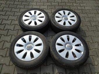 Alu disky original Audi A3, A4 s pneu Michelin 205/55 R16