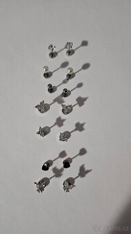 Naušnice 14 párů z ocele Nové