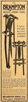 Brampton Bi-flex spring fork , rám Levis
