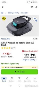 Bazénový vysavač Aiper Scuba SE