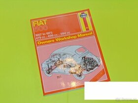 Kniha Fiat 500 Owners Workshop Manual - oranžová