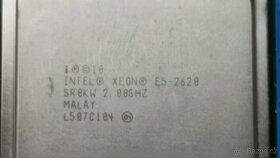 Xeon E5 2620 2,0-2,5 GHz 6j./12vl. až 384GB DDR3-1333