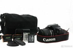 Zrcadlovka Canon 550D + 18-55mm + příslušenství - 1
