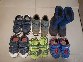 Dětské chlapecké boty vel.25 - 6 párů