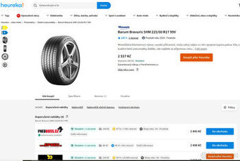 225/60/17 sada letních pneu BARUM DOT 23