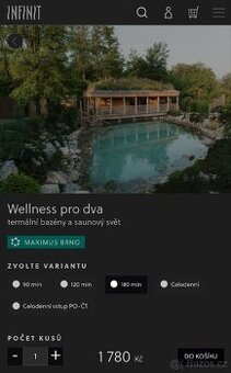 Wellness pro dva - Infinit Maximus Brno