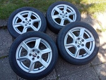 Obutá alu kola 15ky 5x100 ŠKODA SEAT VW AUDI - dobírka možná