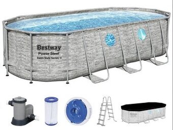 Bazén BESTWAY (56716) 5,5 x 2,75 x 1,2 m + příslušenství