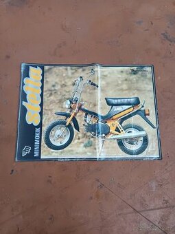 Plagát mototechna jawa stella 134