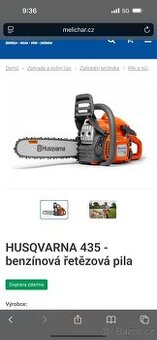 Motorová pila husqvarna 435