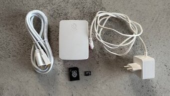 Raspberry Pi 4 Model B, 8 GB RAM, 64 GB paměťová karta, case