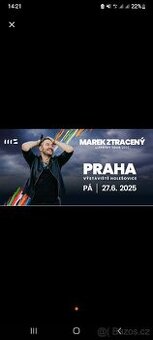 2x vstupenky na Marek ztraceny Praha 27.6.2025